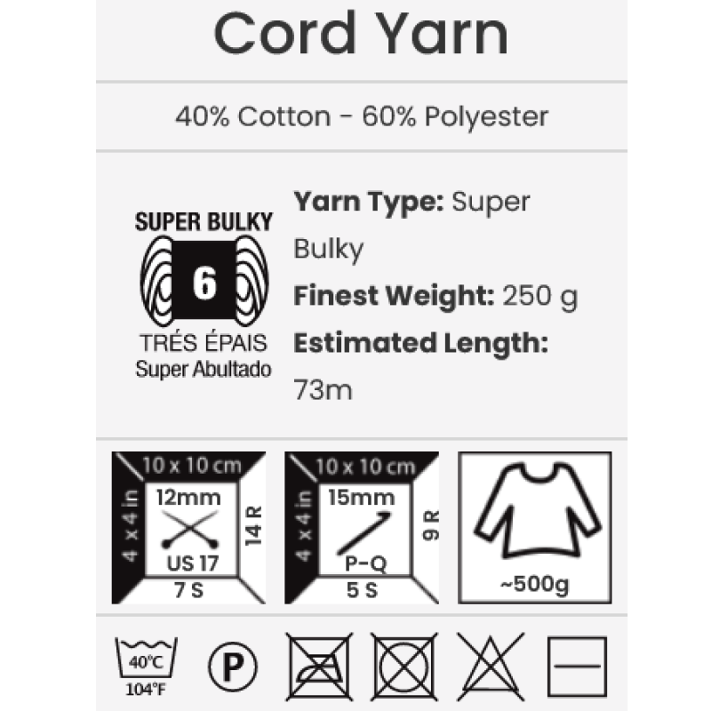 YarnArt CORD YARN