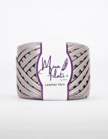 Mira Filati LEATHER LOOK METALLIC