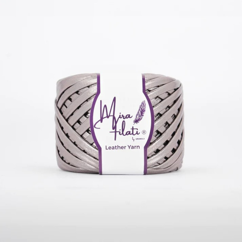 Mira Filati LEATHER LOOK METALLIC