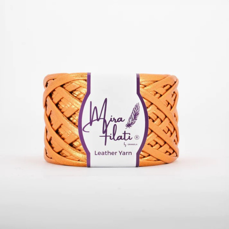 Mira Filati LEATHER LOOK METALLIC